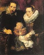 Dyck, Anthony van Family Portrait France oil painting reproduction